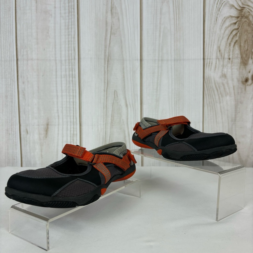 Merrell River Glove Shoes Mary Jane Flats Water Resistant Gray Orange Size 5 - Picture 5 of 14